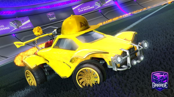 A Rocket League car design from 5amu5editz