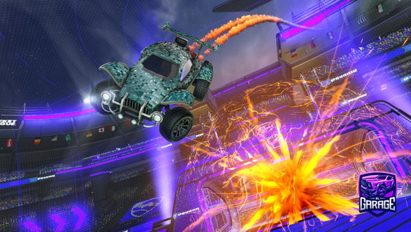 A Rocket League car design from daniboysuii