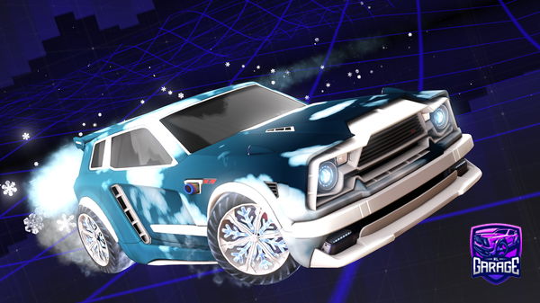 A Rocket League car design from SaltySylveon