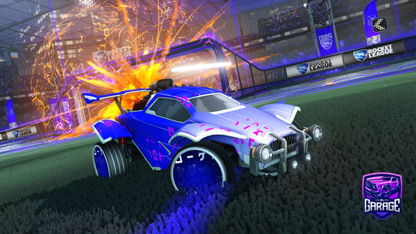 A Rocket League car design from Mia_McxLaren