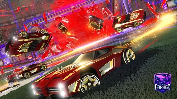 A Rocket League car design from achickencurry101