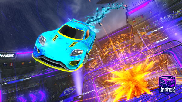 A Rocket League car design from Hoptimus30