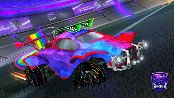 A Rocket League car design from NoodlezOG