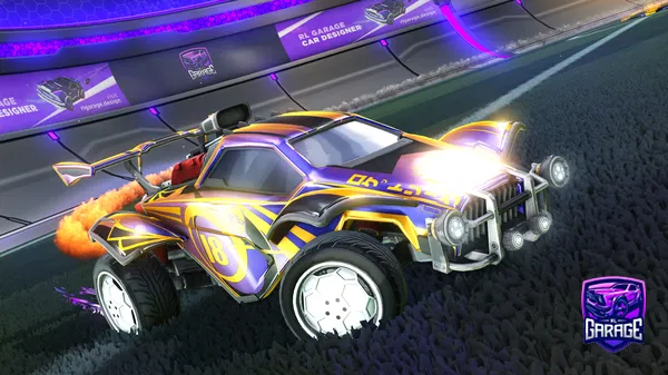 A Rocket League car design from Sebastianteas
