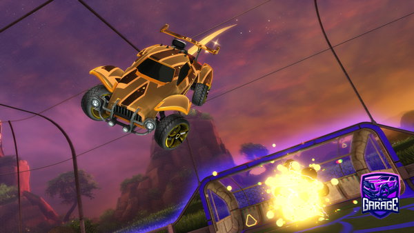 A Rocket League car design from Ntr0