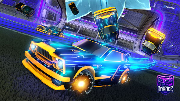 A Rocket League car design from cactusy