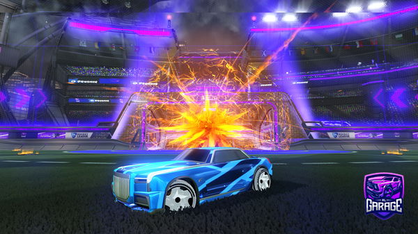 A Rocket League car design from KreepyKrowley