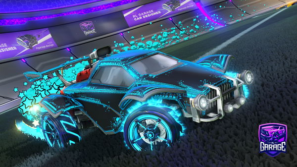 A Rocket League car design from Blick3