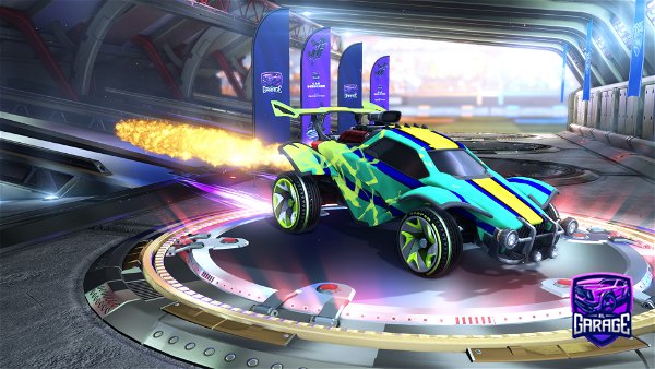 A Rocket League car design from blinknow