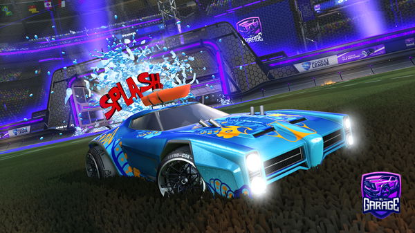 A Rocket League car design from SomberP