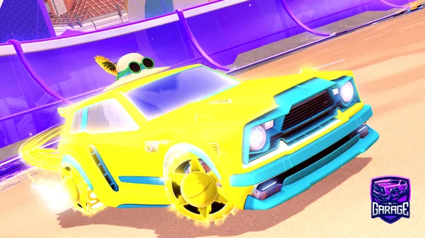 A Rocket League car design from MTGX