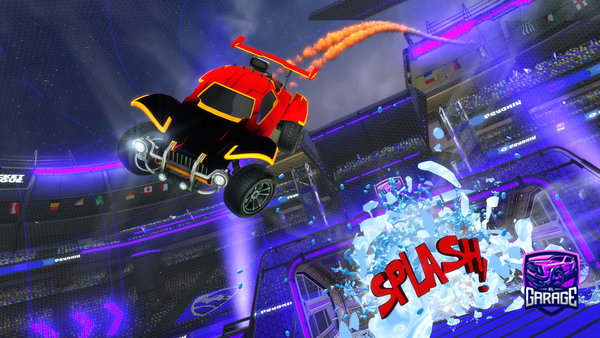 A Rocket League car design from jahil