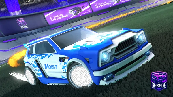 A Rocket League car design from NetfishHun