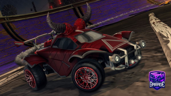 A Rocket League car design from vxflx