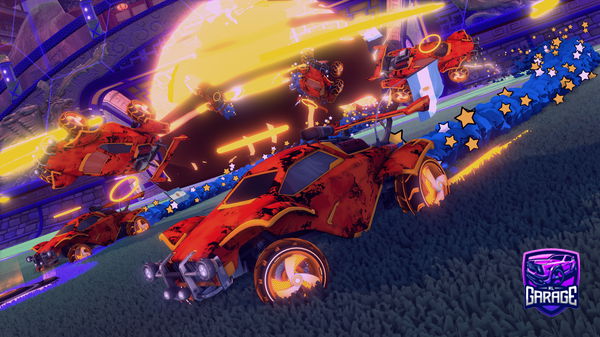 A Rocket League car design from Elgatopiniway69