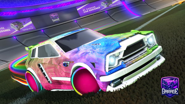 A Rocket League car design from Fu2rE