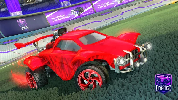 A Rocket League car design from CedarCraft