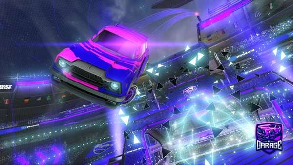 A Rocket League car design from Mafyu