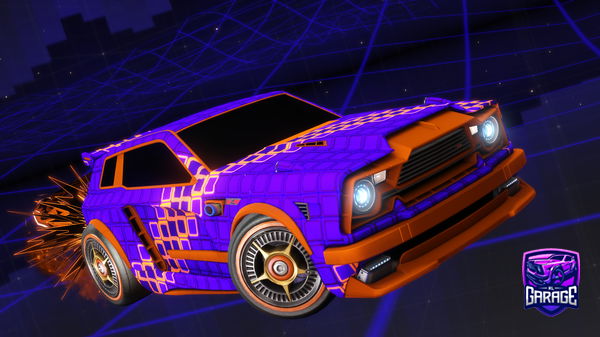 A Rocket League car design from PWRStrix