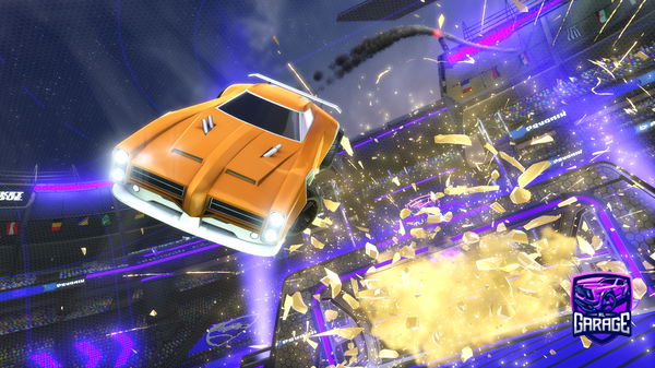 A Rocket League car design from RLPSYCHORL