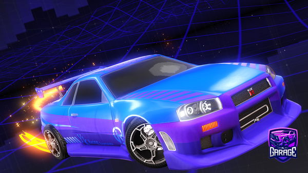 A Rocket League car design from WDSXE