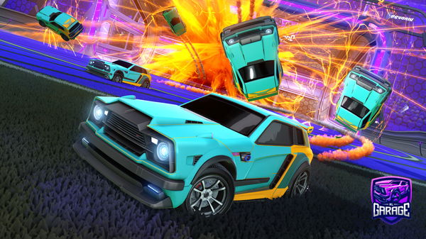 A Rocket League car design from Mataze