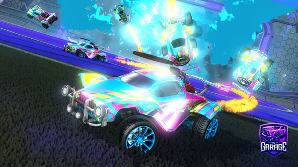 A Rocket League car design from VRTSX-