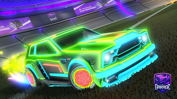 A Rocket League car design from iiLuxify