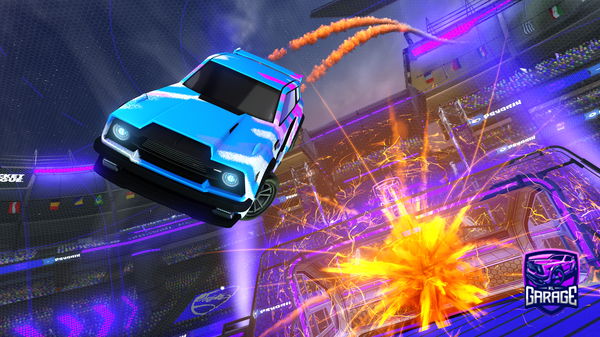 A Rocket League car design from atezet