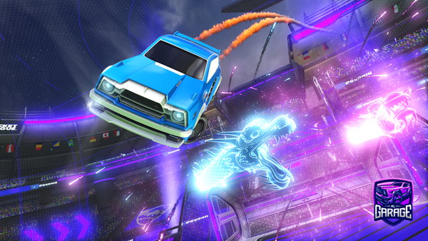 A Rocket League car design from Wild_rocket4