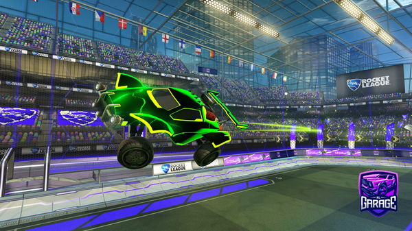 A Rocket League car design from Fixi7