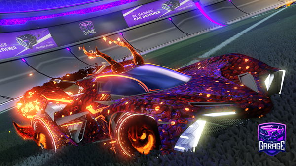 A Rocket League car design from TripleLowG