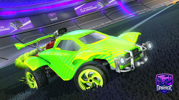 A Rocket League car design from Footbasketman