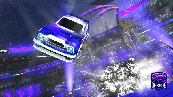 A Rocket League car design from glazeluxontt