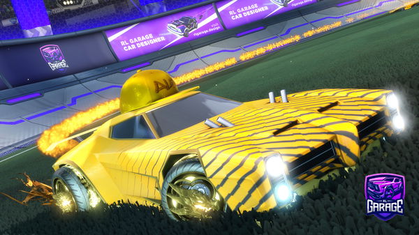 A Rocket League car design from Delinquent