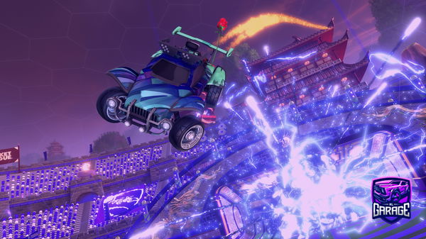 A Rocket League car design from vespkami