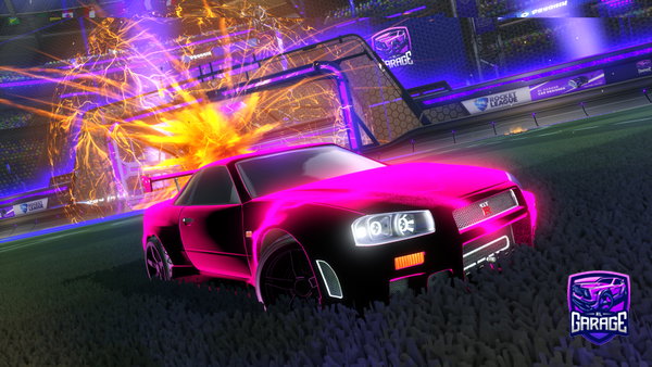 A Rocket League car design from Haze_LX