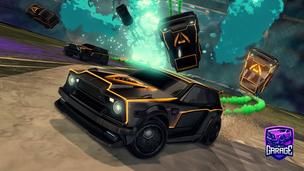 A Rocket League car design from bbone99can