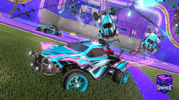 A Rocket League car design from Hey4093