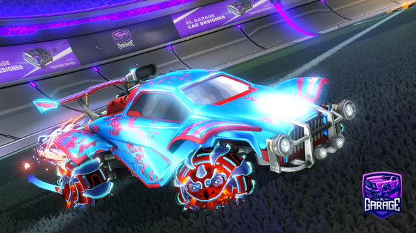 A Rocket League car design from danbow88