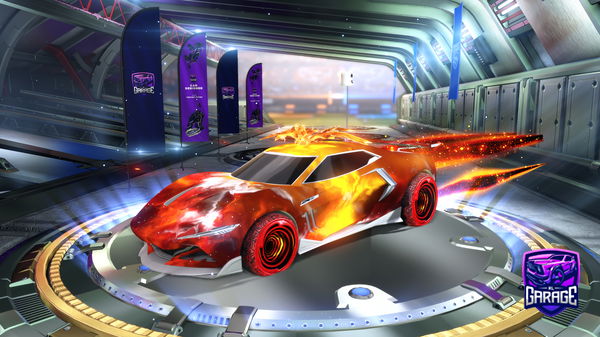 A Rocket League car design from ClemUmbreon