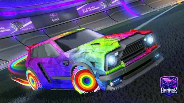 A Rocket League car design from moonliight