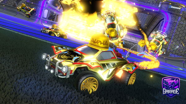A Rocket League car design from Benitez42069