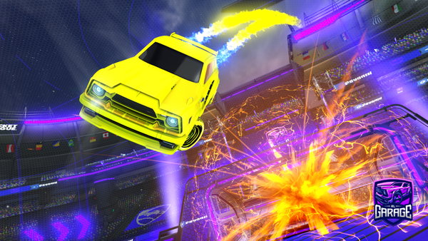 A Rocket League car design from mwkj
