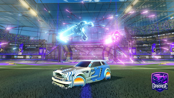 A Rocket League car design from vulture23