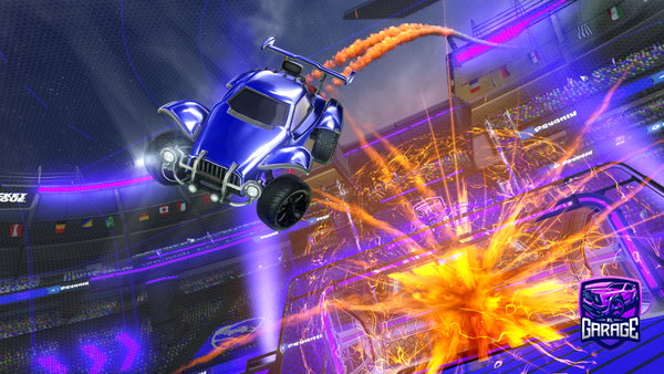 A Rocket League car design from Juanfeprolol1