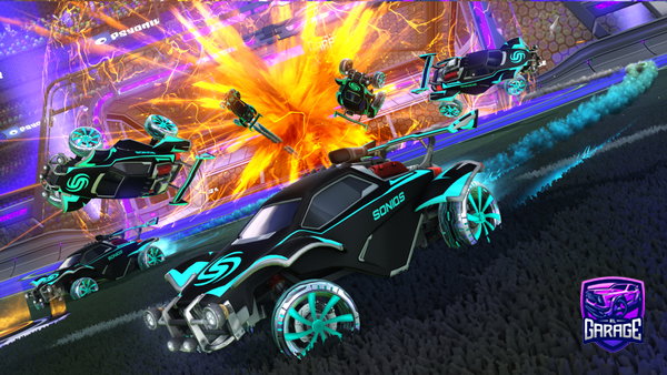A Rocket League car design from Oxji2