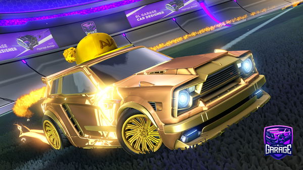 A Rocket League car design from OllayRowlin