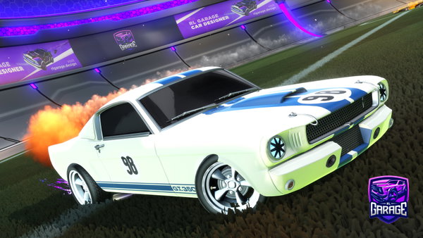 A Rocket League car design from Hamzajaff