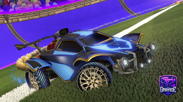 A Rocket League car design from Misha76_